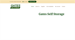 Desktop Screenshot of gatesselfstorage.com