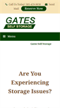 Mobile Screenshot of gatesselfstorage.com